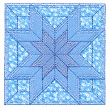 Double LaMoyne Star Quilt Block (In-the-Hoop)