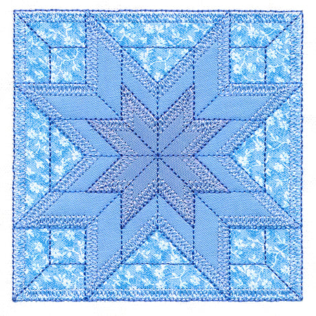 Double LaMoyne Star Quilt Block (In-the-Hoop)