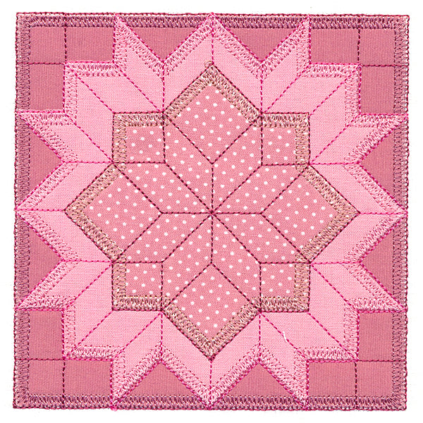 Carpenter's Star Quilt Block (In-the-Hoop)