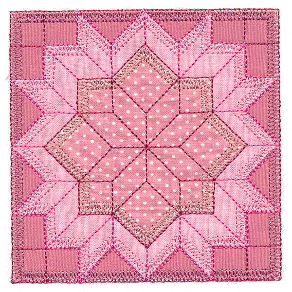 Carpenter's Star Quilt Block (In-the-Hoop)