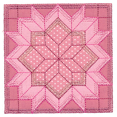 Carpenter's Star Quilt Block (In-the-Hoop)