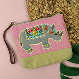 Jeweled Safari Rhino (Applique)
