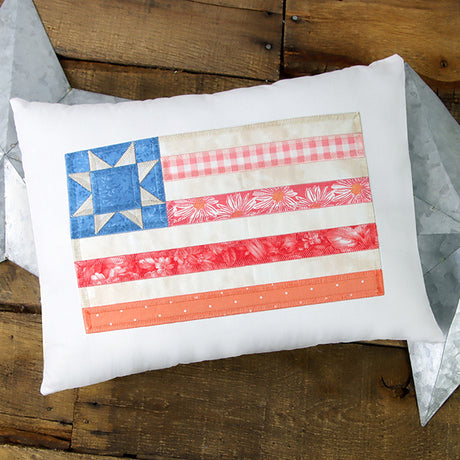 Shabby Chic American Flag (Heirloom Applique)