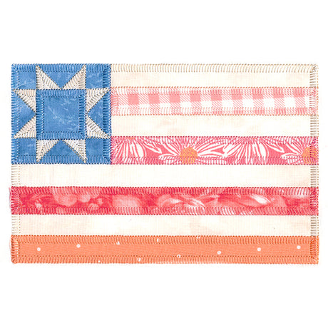 Shabby Chic American Flag (Heirloom Applique)