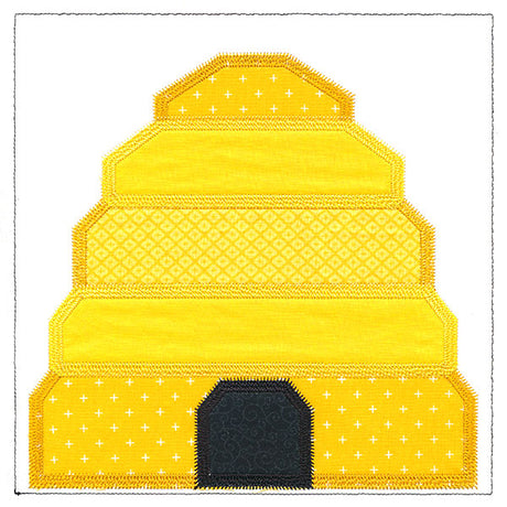 Beehive Quilt Block (In-the-Hoop)