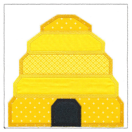 Beehive Quilt Block (In-the-Hoop)