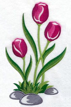 Tulip Trio Silhouette Scene