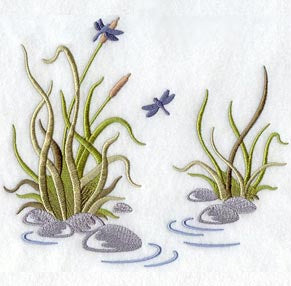 Dragonfly Silhouette Scene