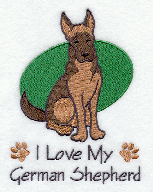 I Love My German Shepherd