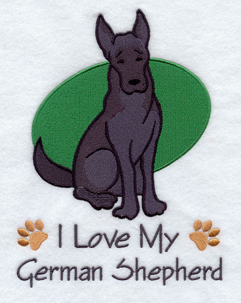I Love My German Shepherd