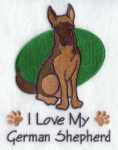 I Love My German Shepherd