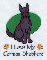 I Love My German Shepherd