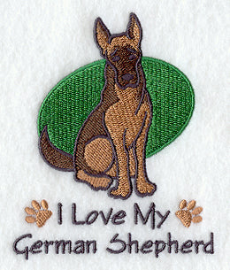 I Love My German Shepherd