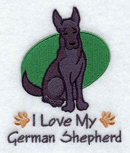 I Love My German Shepherd