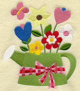 American Folk Flowers Watering Can