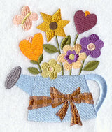 American Folk Flowers Watering Can