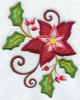 Jacobean Christmas Poinsettia 1