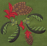 Jacobean Christmas Pine Cones