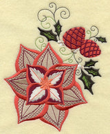Jacobean Christmas Poinsettia 2