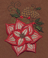 Jacobean Christmas Poinsettia 2