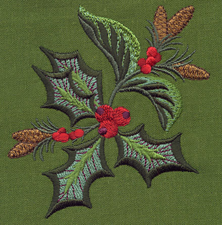 Jacobean Christmas Holly