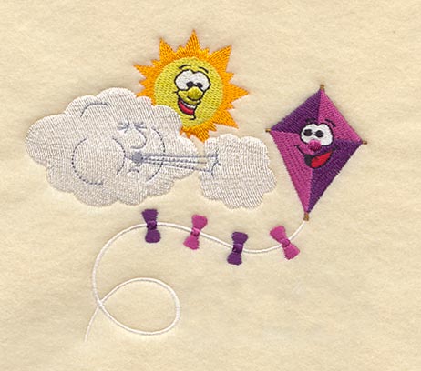 Flying Kites on a Windy Day