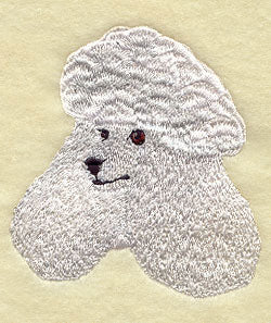 Standard Poodle Head