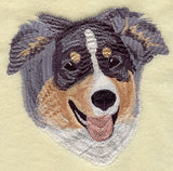 Australian Shepherd Head