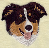 Australian Shepherd Head