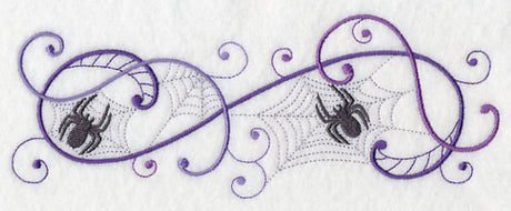 Spooky Spider Potpourri Border