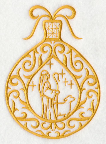 Filigree Ornament with Shepherd