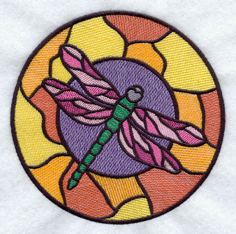 Stained Glass Dragonfly