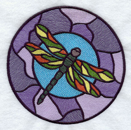 Stained Glass Dragonfly