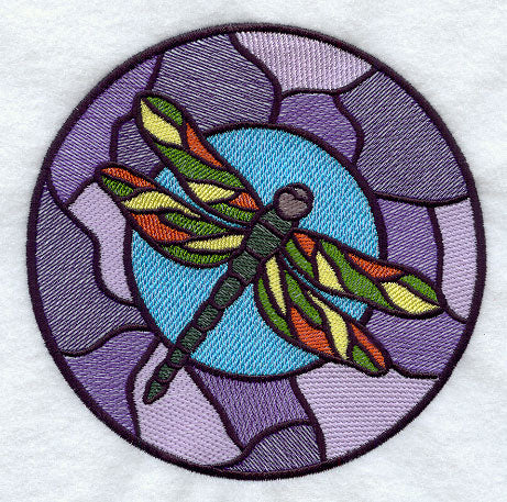 Stained Glass Dragonfly