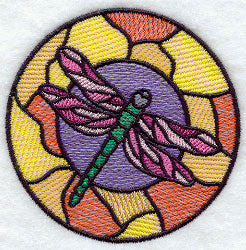 Stained Glass Dragonfly