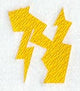Lightning Letter N (3 inch)