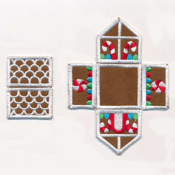 Gingerbread House Pincushion (In-the-Hoop)