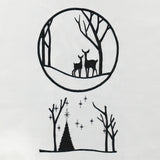 Woodland Shadowbox Ornament (Organza)