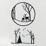 Woodland Shadowbox Ornament (Organza)