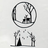 Woodland Shadowbox Ornament (Organza)